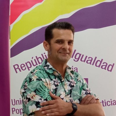 Fernando Fernández, candidato de Alternativa Republicana, inicia su campaña electoral al Parlamento Andaluz 2022.